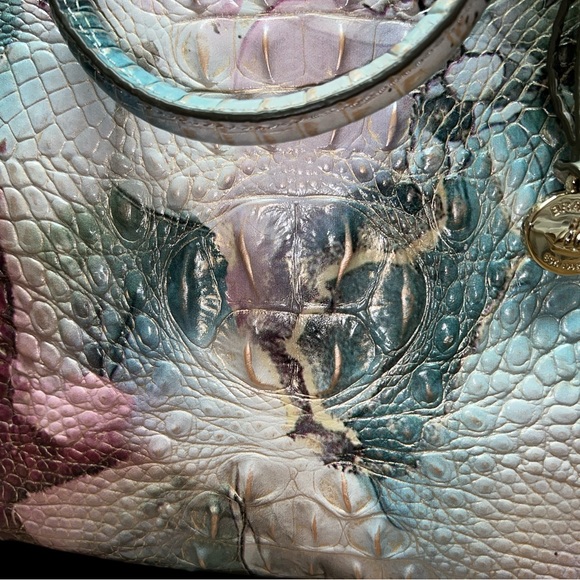 Brahmin Leather Large Duxbury Satchel Shoulder Bag, Nirvana Melbourne - Picture 8 of 10